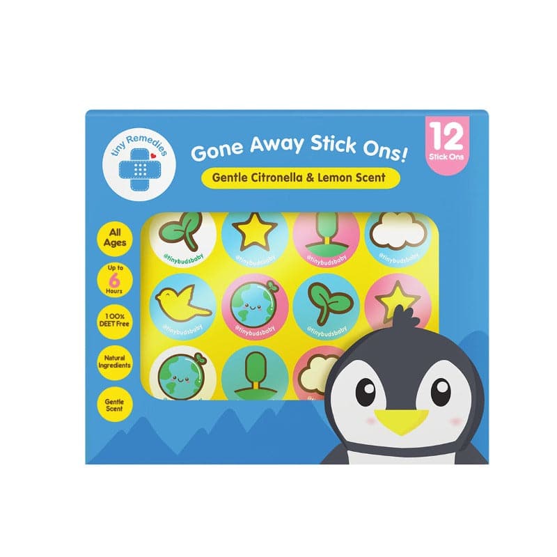 Tiny Buds Gone Away Stick Ons -12pcs.