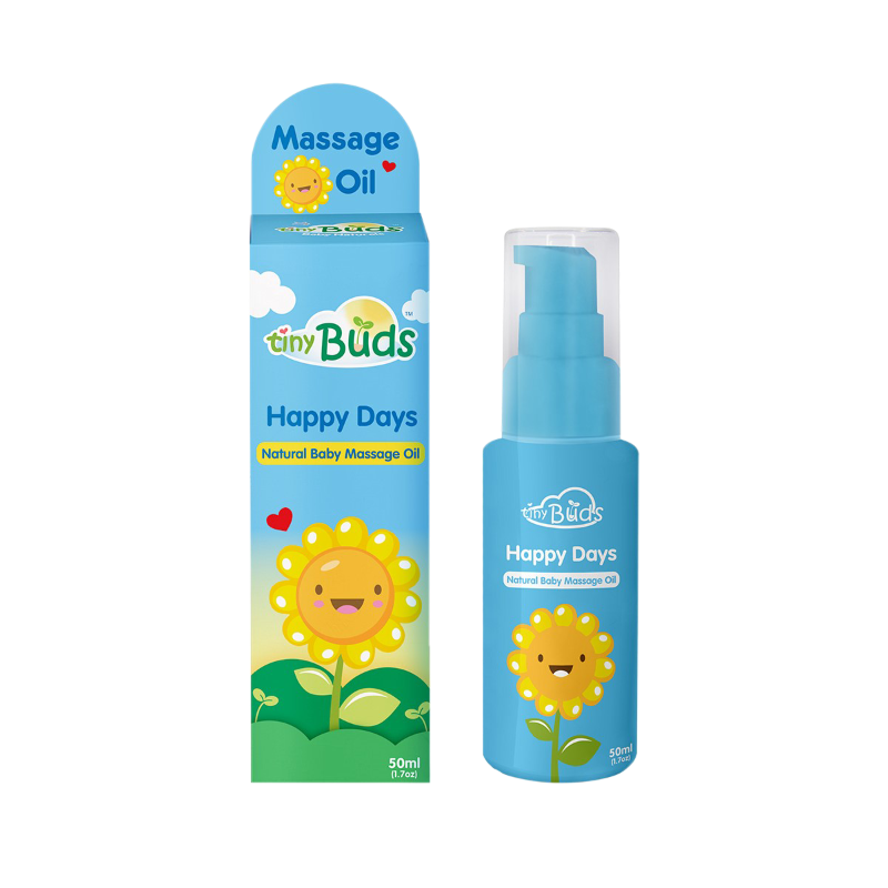 Tiny Buds Happy Days Natural Baby Massage Oil