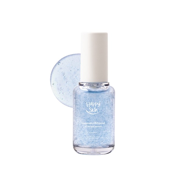 Happy Skin Hyaluronic + B3 Boost Oil Drops Serum