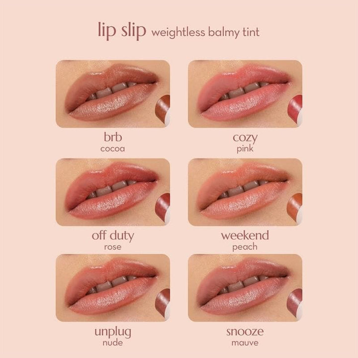 Happy Skin Lip Slip - Snooze swatches