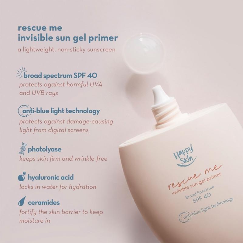 Rescue Me Invisible Sun Gel Primer With Anti-Blue Light Technology