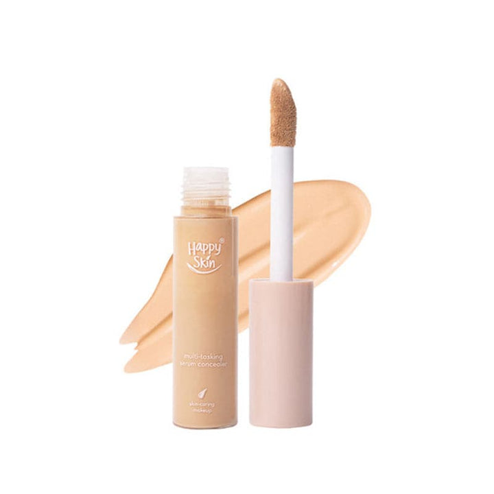 Happy Skin Second Skin Multi-Tasking Serum Concealer - Light Beige