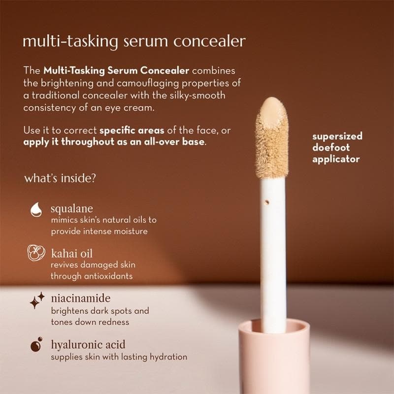 Happy Skin Second Skin Multi-Tasking Serum Concealer  Nude Beige