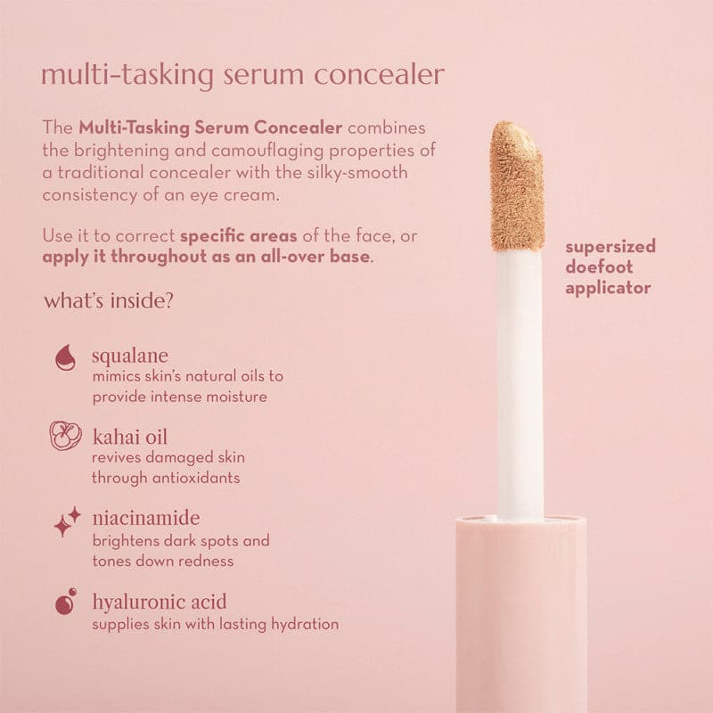 Happy Skin Second Skin Multi-Tasking Serum Concealer - Light Beige