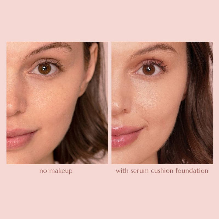 Happy Skin Second Skin Serum Cushion Foundation - Soft Beige