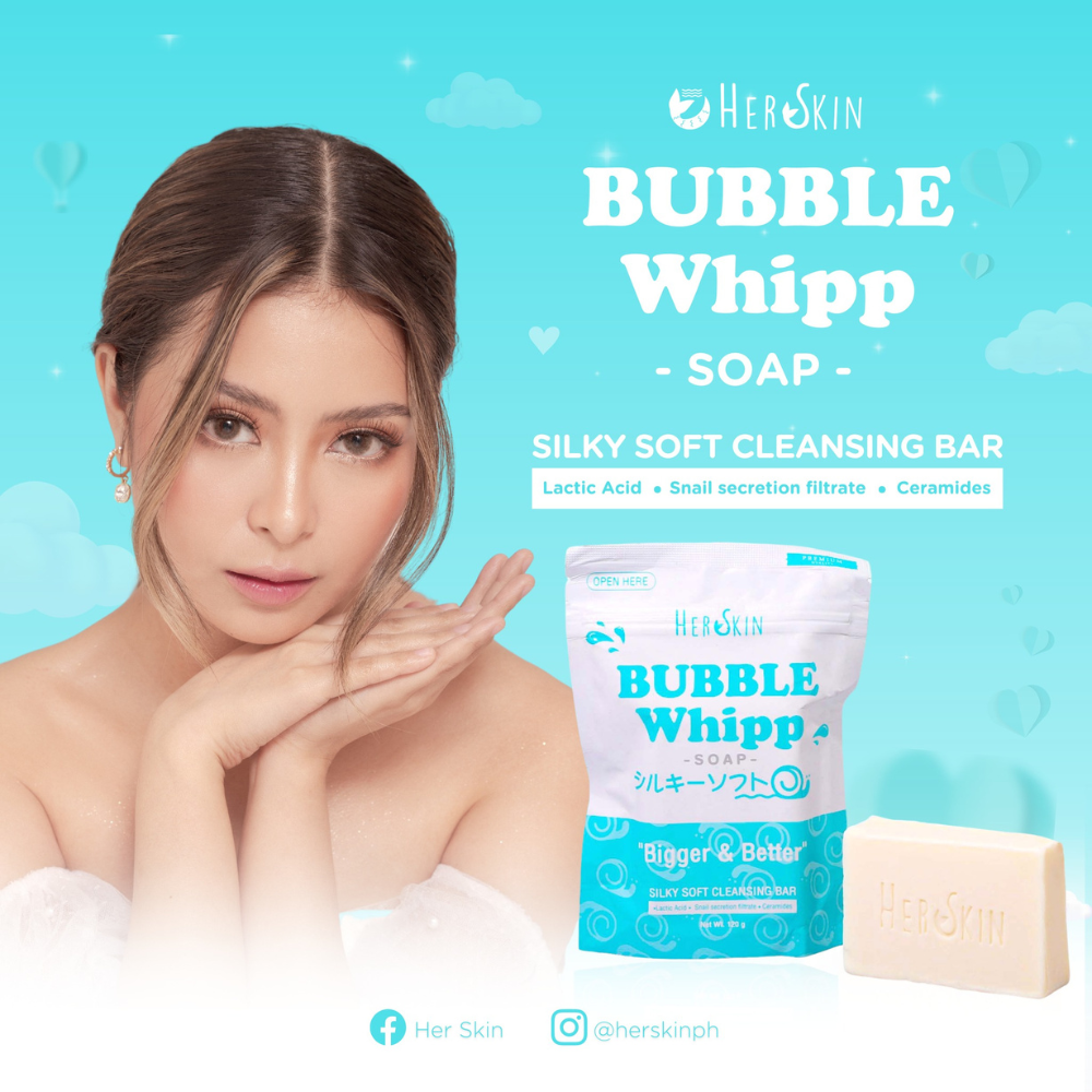 Her Skin Bubble Whipp Soap Silky Soft Cleansing Bar – PNY BEAUTY