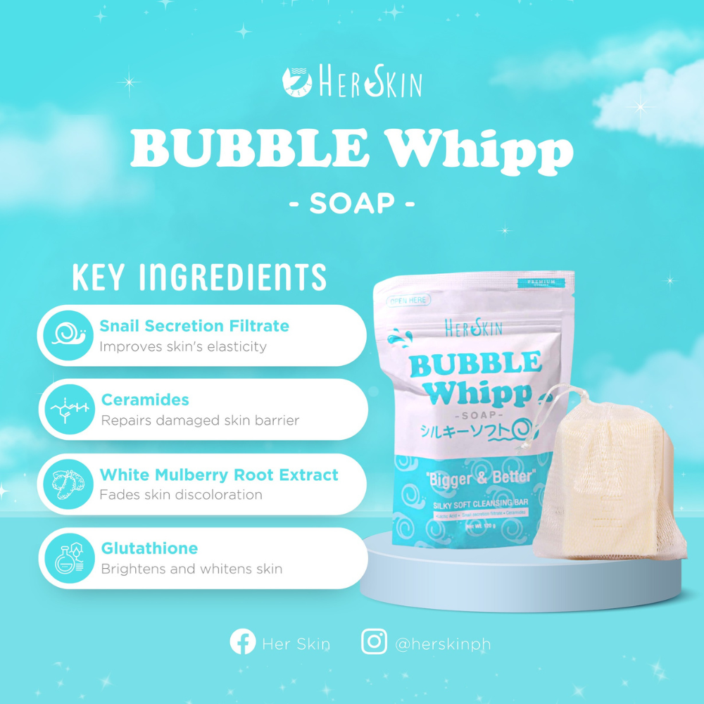 Herskin Bubble Whipp Soap Silky Soft Cleansing Bar