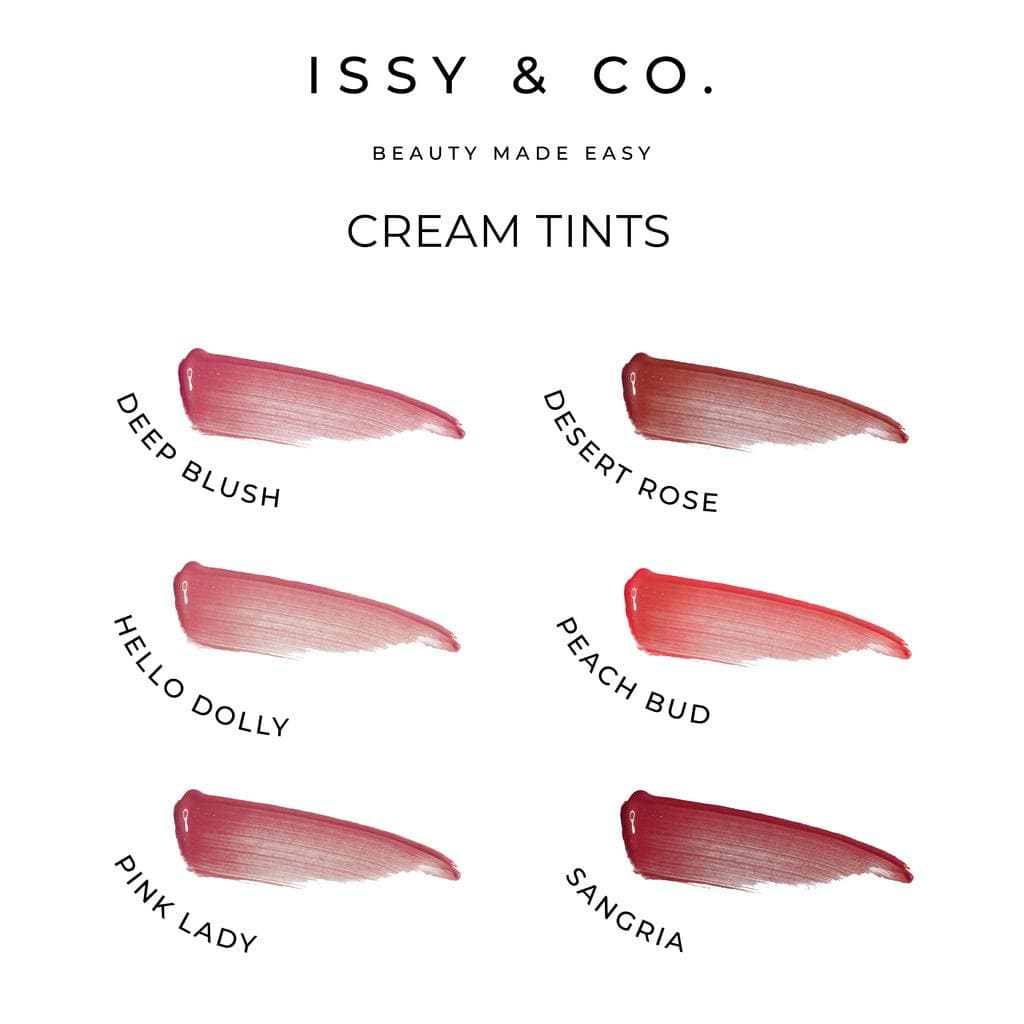 Issy and Co Cream Tints Swatches