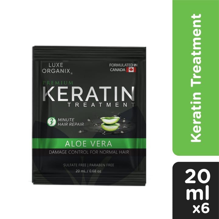Luxe Organix PH Premium Keratin Treatment Aloe Vera Damage Control for Normal Hair