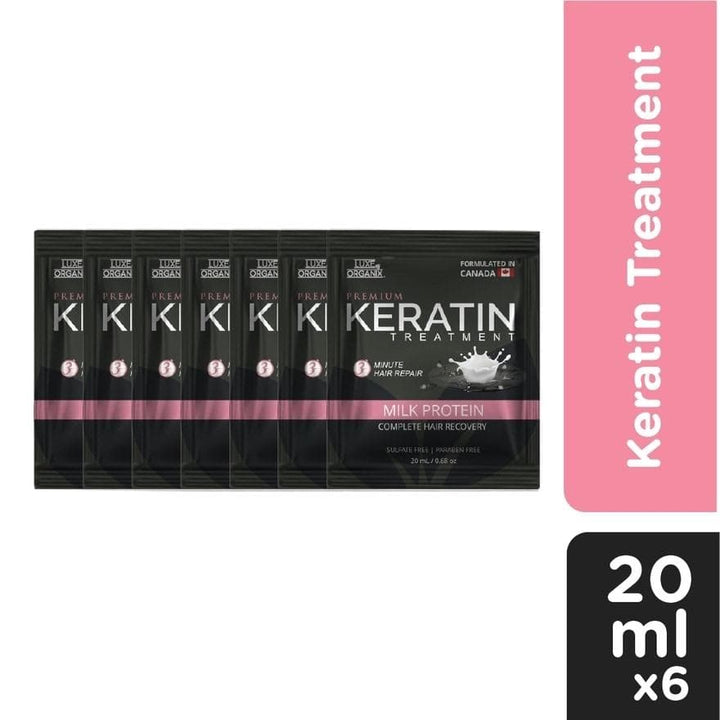 Luxe Organix Premium Keratin Treatment Milk Protein for Complete Hair Recovery