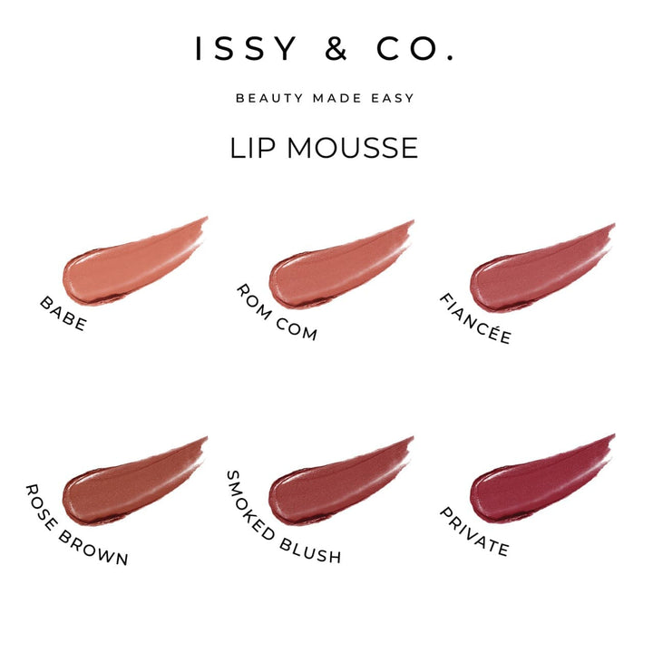 Issy and Co Lip Mousse Swatches - Babe