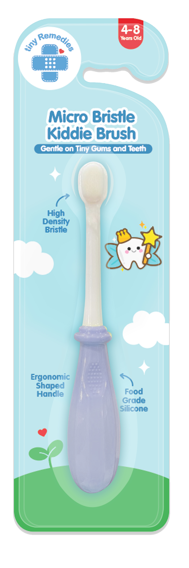 Tiny Buds MICROBRISTLEKIDDIEBRUSH-DREAMYPURPLE