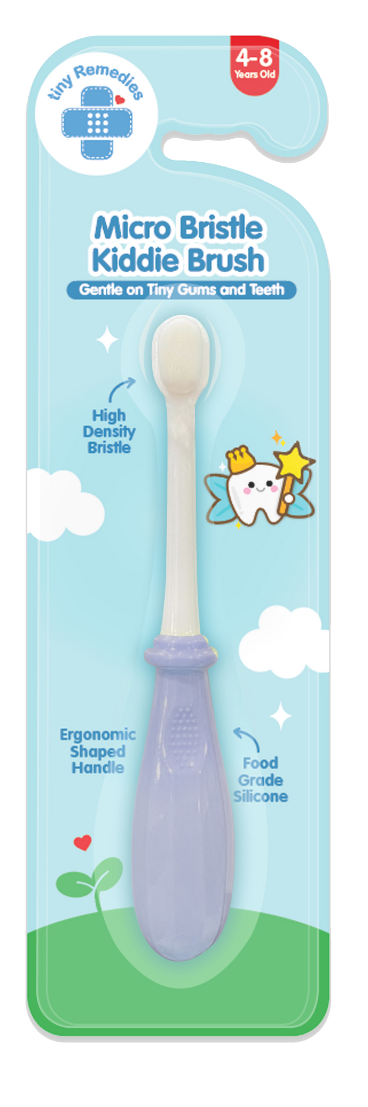 Tiny Buds MICROBRISTLEKIDDIEBRUSH-DREAMYPURPLE