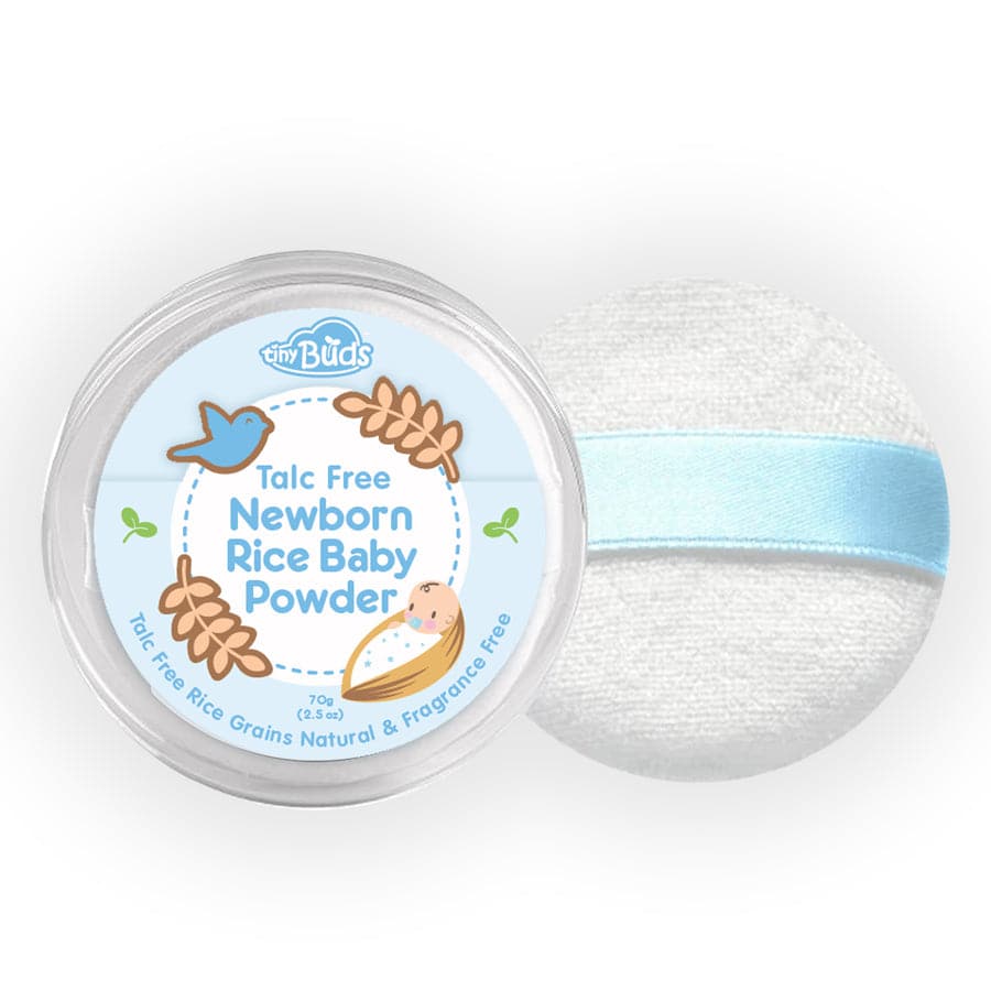 Newborn Rice Baby Powder with Puff