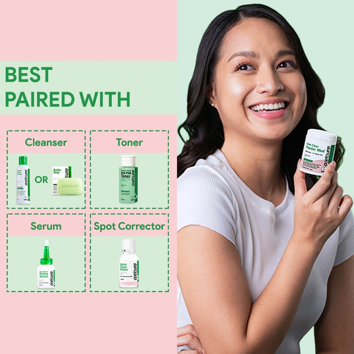 Oxecure Acne Clear Powder Mud - 50g