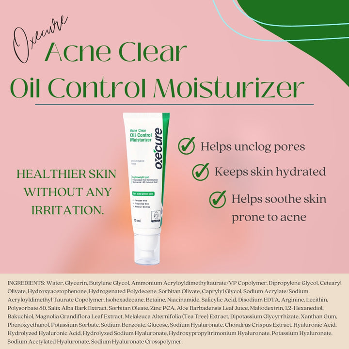 Acne Clear Oil Control Moisturizer - 75ml