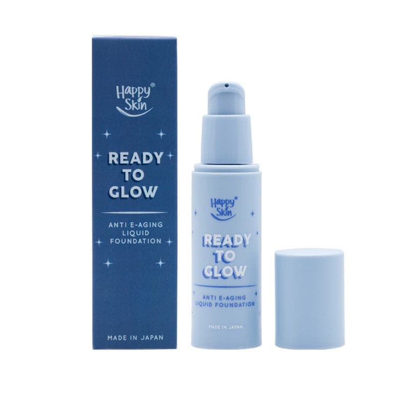 Happy Skin Ready To Glow Anti E-Aging Liquid Foundation - Honey Beige