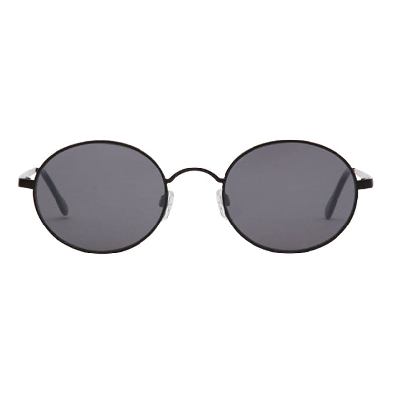 Sunnies Studios Rupert Round Sunglasses for Men and Women  - Charcoal Mirror