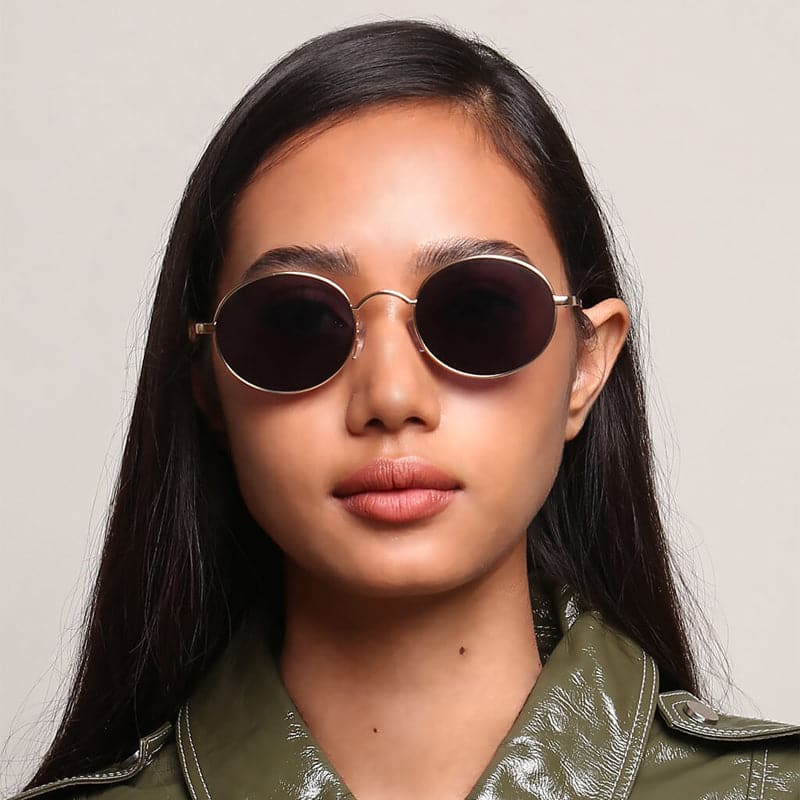 Sunnies Studios Rupert Round Sunglasses for Men and Women  - Ore Full Model