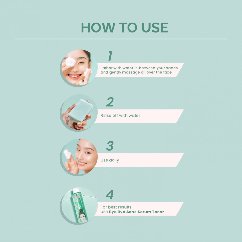 Seoul White Korea Bye Bye Acne Bright & Clear Pimple-fighting Soap