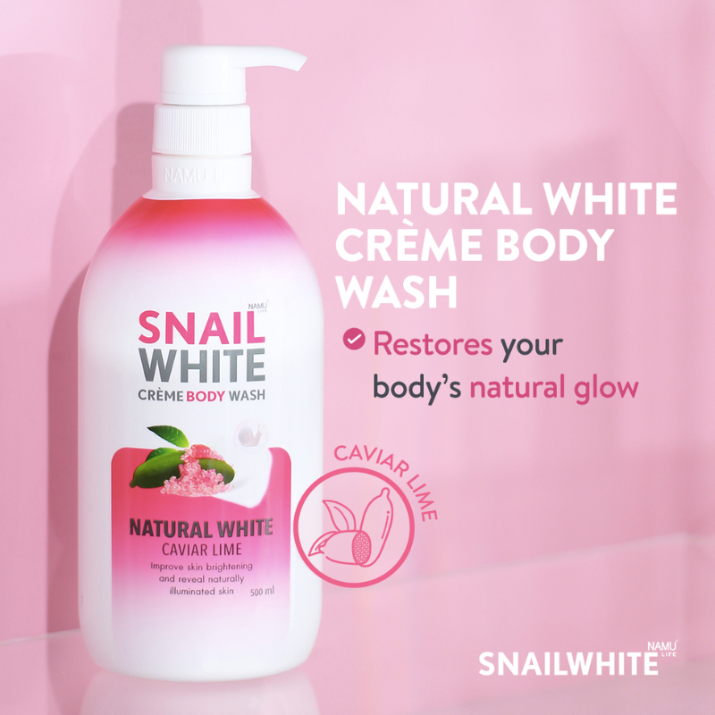 Creme Body Wash - Natural White (Caviar Lime) 500ml