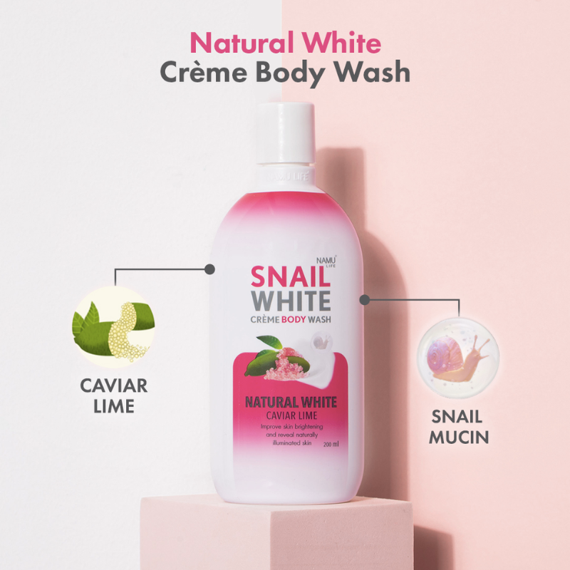 Creme Body Wash - Natural White (Caviar Lime) 500ml