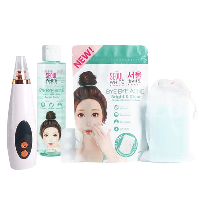 Seoul White Korea Bye Bye Acne Bright & Clear Set with Blackhead Extractor