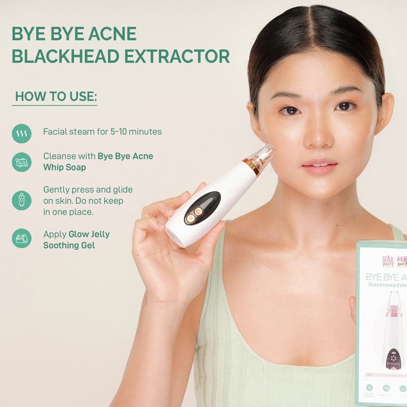 Seoul White Korea Bye Bye Acne Bright & Clear Set with Blackhead Extractor
