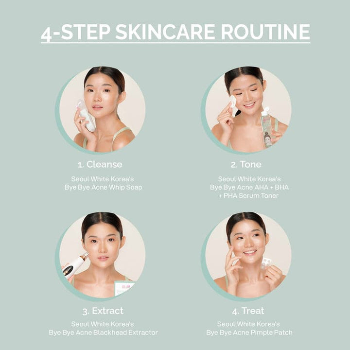 Seoul White Korea Bye Bye Acne Bright & Clear Set with Blackhead Extractor