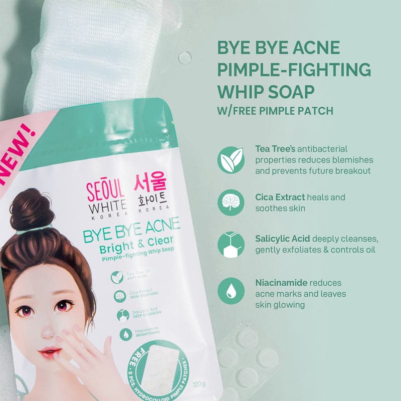 Seoul White Korea Bye Bye Acne Bright & Clear Set with Blackhead Extractor
