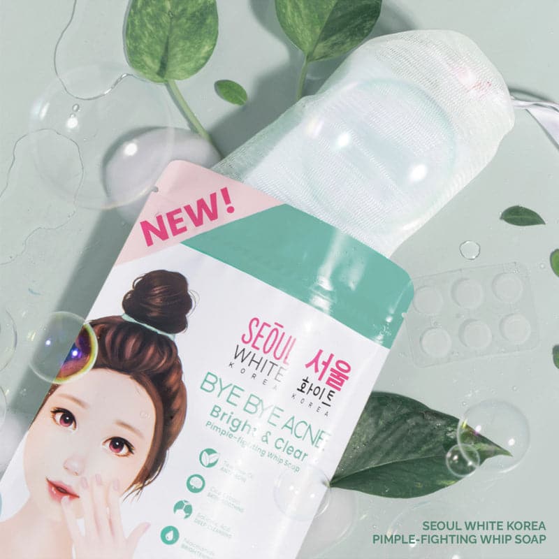 Seoul White Korea Bright & Clear Pimple-fighting Whip Soap