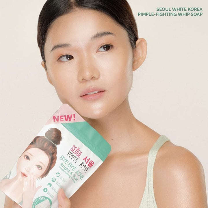 Seoul White Korea Bright & Clear Pimple-fighting Whip Soap