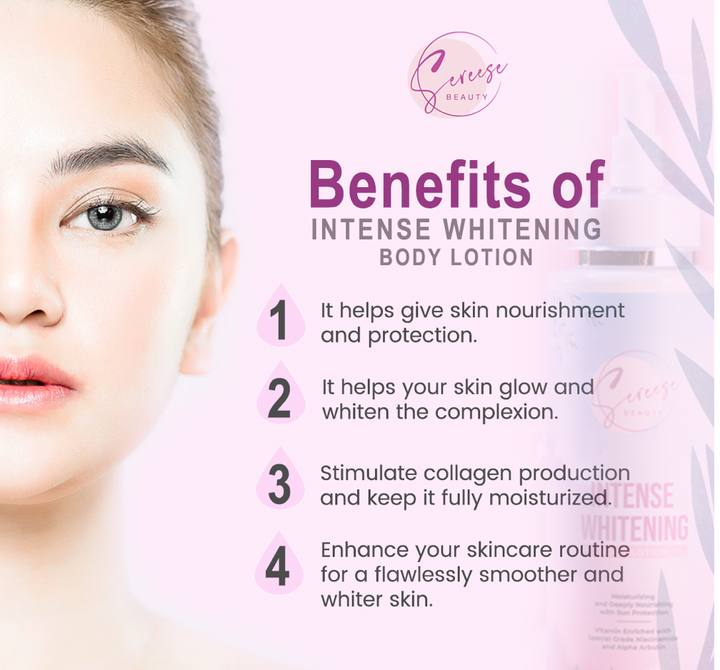 Sereese Beauty Intense Whitening Body Lotion Sereese Beauty New Gen Niacinamide Intense Brightening Body Lotion SPF35 PA+++ 235ml Benefits