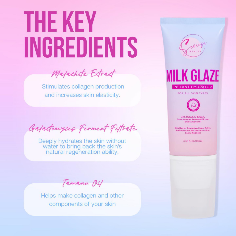 Sereese Beauty Milk Glaze Instant Hydrator Ingredients