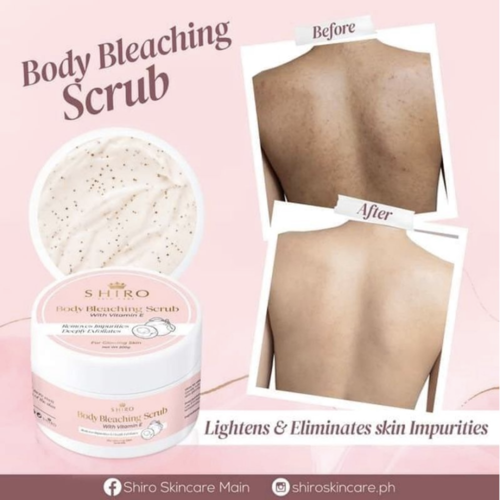 Shiro Skin Care Body Bleaching Scrub with Vitamin E