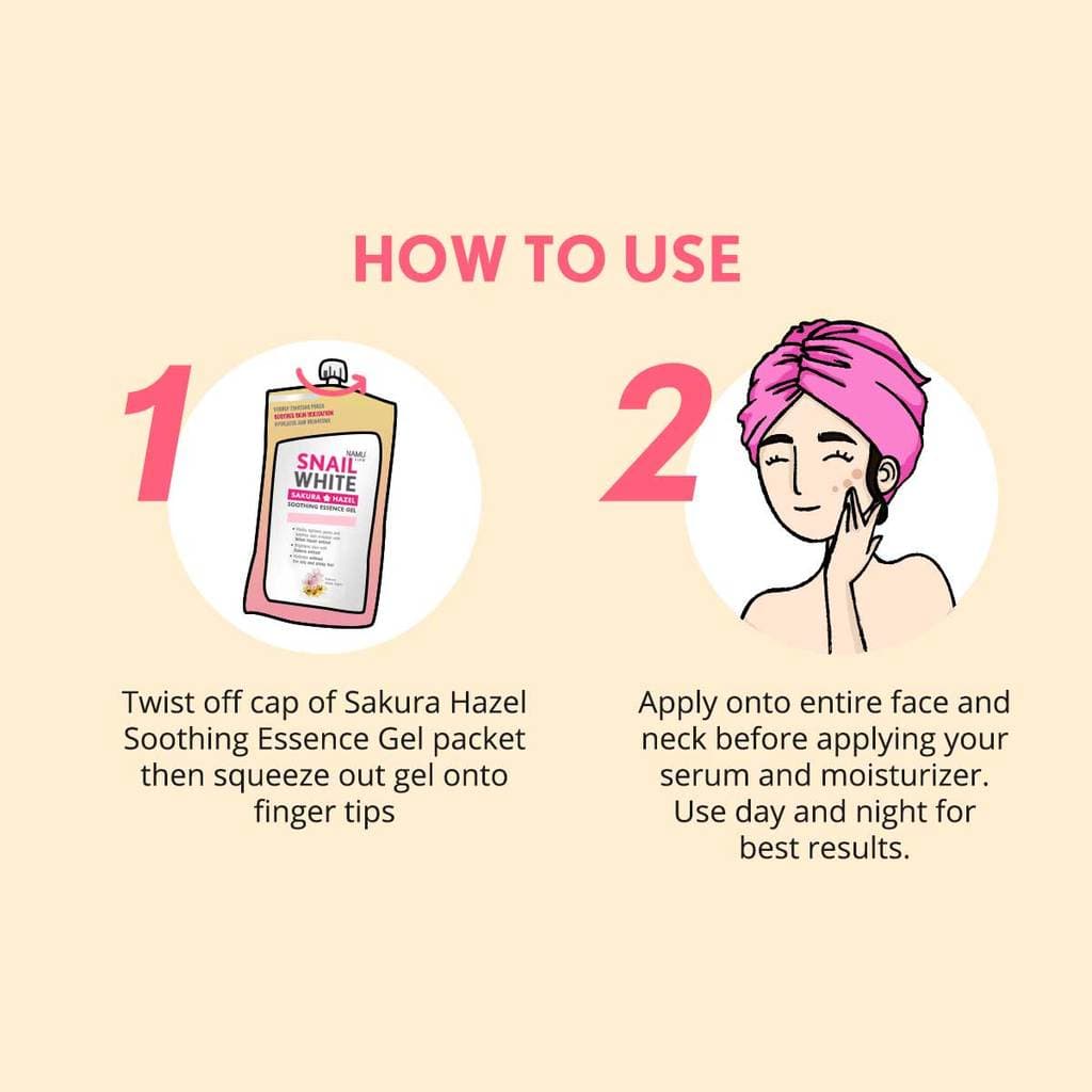 Snail White Sakura Hazel Soothing Essence Gel