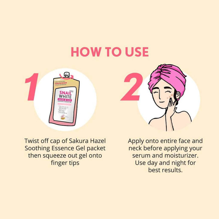 Snail White Sakura Hazel Soothing Essence Gel