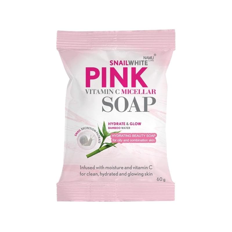 Snailwhite Pink Vitamin C Micellar Soap