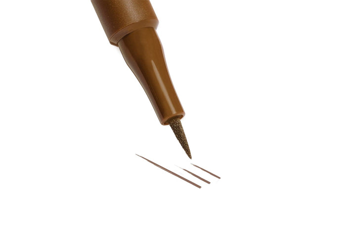 Lifebrow Micromarker - Warm Brown Close
