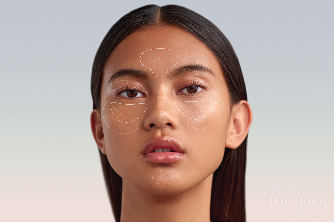 Sunnies Face The Perfector Blur and Balm Model