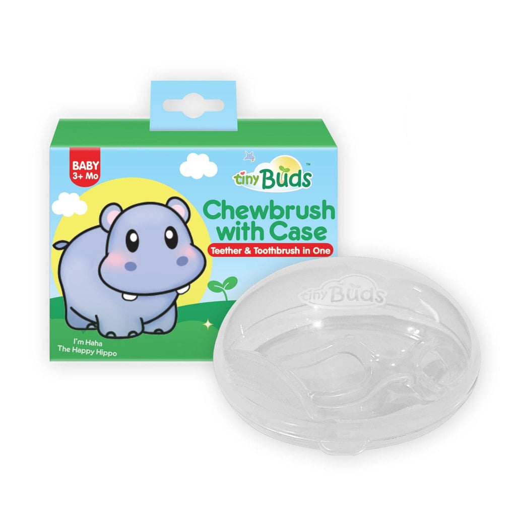 Tiny Buds Chewbrush with Case - Teether & Toothbrush in One