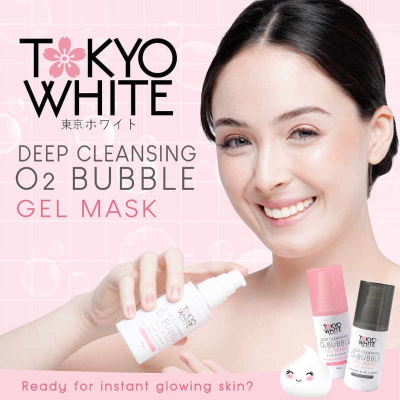 Tokyo White Deep Cleansing O2 Bubble Gel Mask Whitening & Anti-aging 75 ml