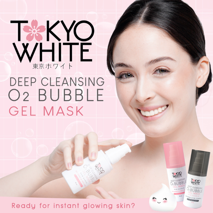 Tokyo White Deep Cleansing O2 Bubble Gel Mask Whitening & Anti-aging 75 ml