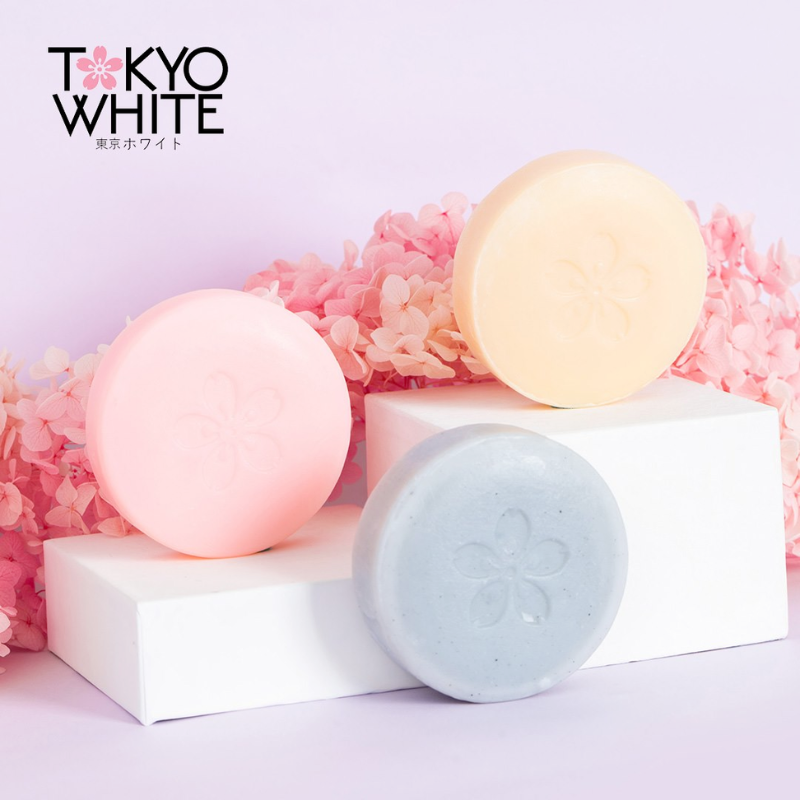 Natural Whitening and Anti-Aging Face & Body Soap - Pink(Sakura)