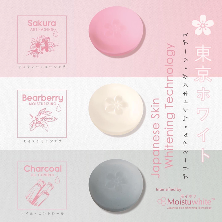 Natural Whitening and Oil Control Face & Body Soap - charcoal