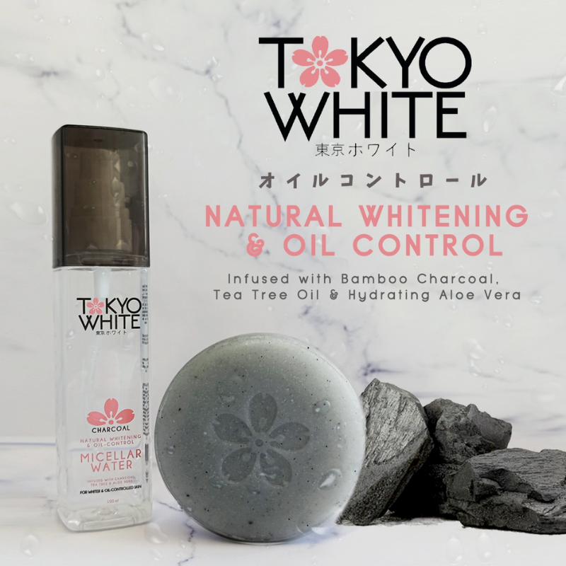 Natural Whitening and Oil Control Face & Body Soap - charcoal