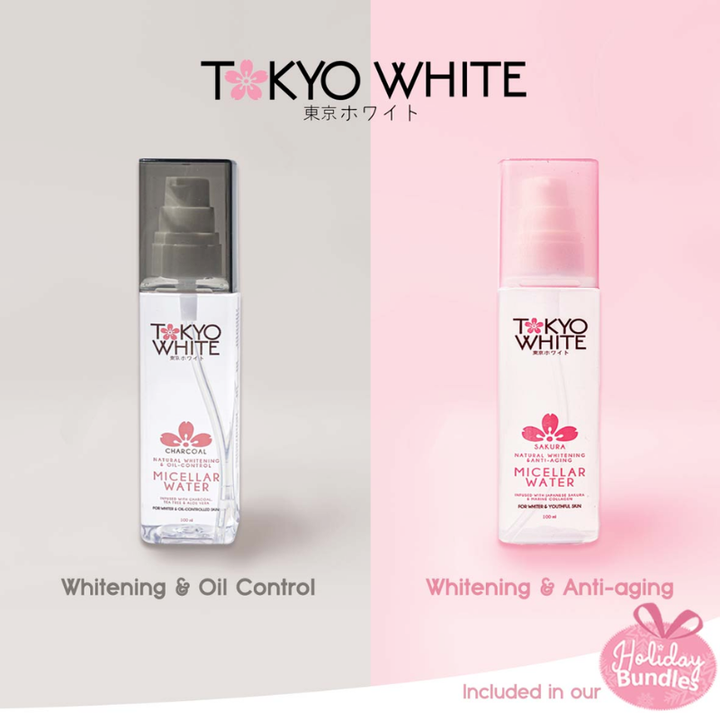 Natural Whitening and Oil Control Micellar Water 100ml- Charcoal