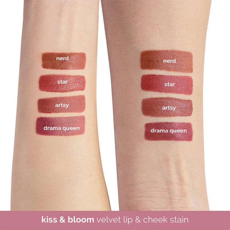 Generation Happy Skin Kiss & Bloom Velvet Lip & Cheek Stain - Artsy Arm Swatches