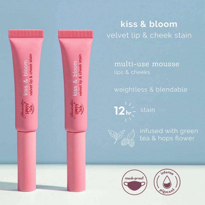 Generation Happy Skin Kiss & Bloom Velvet Lip & Cheek Stain - Nerd