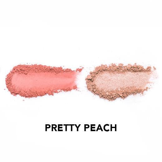Vice Cosmetics BT21 Aura Blush and Glow Duo - Pretty Peach swatch
